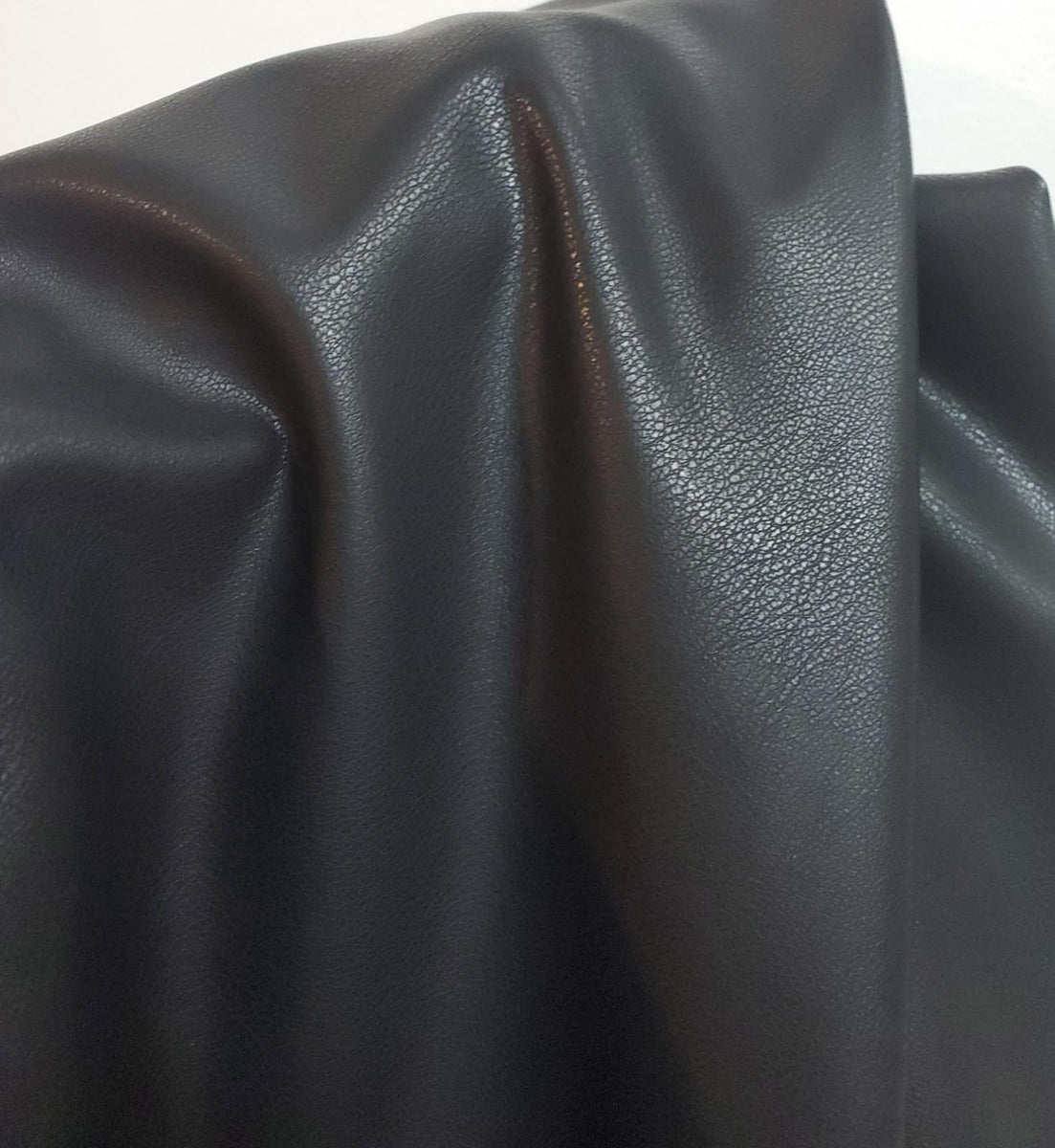 Black Smooth Faux Vegan leather – Veganlthr